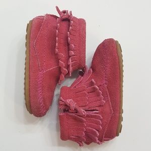 Minnetonka | Pink Moccasins